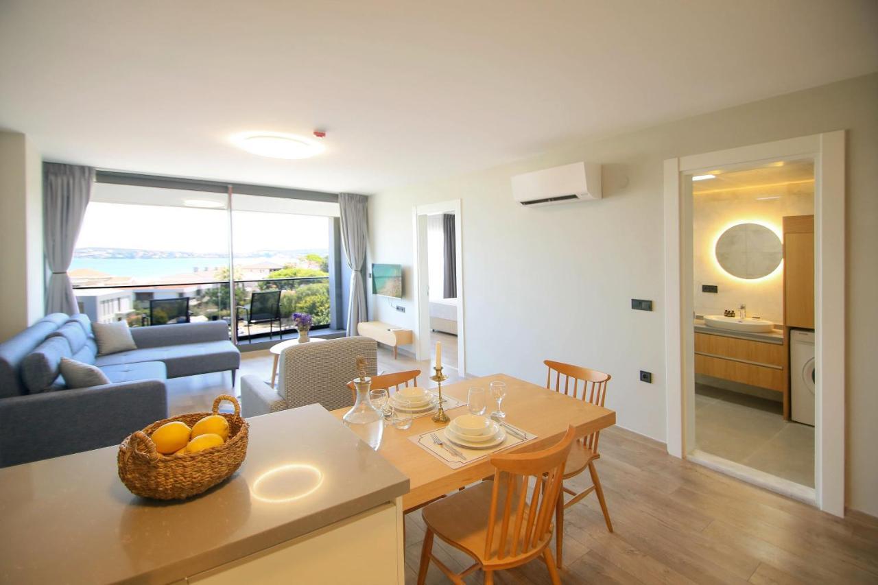 Krem Marin Otel Cesme Bagian luar foto